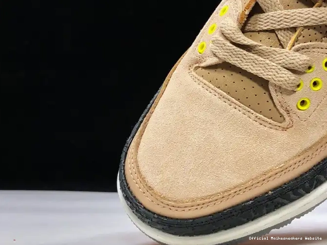 Official Maikesneakers JTH Air AV6683-200 Beige Jordan 3 Bio 0505